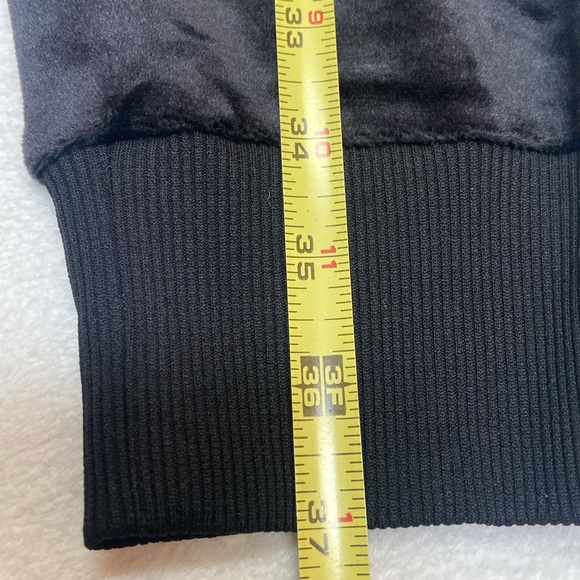 THREE DOTS NWT Size M Velour Look Black Joggers - Picture 6 of 10